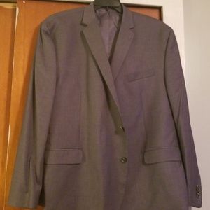 Geoffrey Beene Gray suit 54R coat 44x30 pants